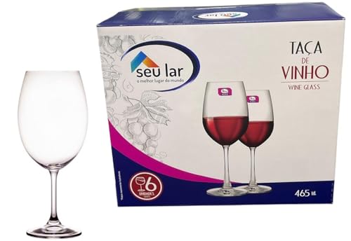 TAÇA DE VIDRO 465ml SEU LAR