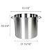 Thunder Group 20 Quart Aluminum Stock Pot