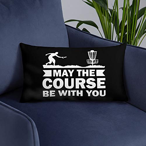 Hand Wooden Customizable Decorative Throw Pillow Covers Disc Golf
