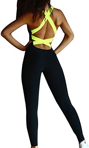Las Mujeres Elásticos Sports Sin Mangas Pantalones De Deporte De ...