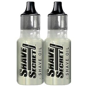 SHAVE SECRET SHAVING OIL- THE BEST SHAVE EVER! 18.75ML(2 Pack)