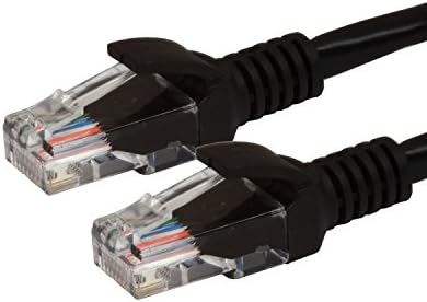 Cat6 Ethernet Patch Cable RJ45 - 2FT (BLACK) - WireShopper