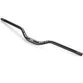 BUCKLOS 31.8mm Mountain Bike Handlebars 720mm - 50mm Rise MTB Handlebar | 6061 aluminum alloy, hard anodized &amp; CNC bent, 31.8mm clamp, 720mm width, cut marks for width adjust for MTB/folding/ebike