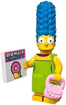 The Simpsons Lego Mini Figure Marge, Blue, 0.2 inches