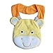 Tonseel Kids Waterproof Cartoon Lunch Bibs Infant Animal Saliva Towel Bib Cow