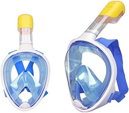 Snorkel Mask Full Face 180°View with Free Breath Technology-Cutting-edge Easy Breathing Design Perfect for Adults and Youth-Innovative No-mouthpiece Tubeless Design Prevents Gag Reflex