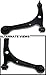 APDTY 632824 Control Arm and Ball Joint Assembly