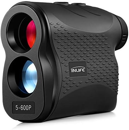 INLIFE Laser Rangefinder 656 Yard Distance Meter 6X Monocular Golf Range Finder with Slope, Flag-Lock, Height, Fog, Distance, Speed Measurement INLIFE Laser Rangefinder 656 Yard Distance Meter 6X Monocular Golf Range Finder with Slope, Flag-Lock, Height, Fog, Distance, Speed Measurement