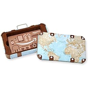 Amazon.de Geschenkkarte in Geschenkbox (Reisekoffer)
