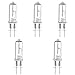 Anyray A1708Y 5-Bulbs 75 Watt G8 75W T4 Light Bulbs 110V-130V GY8.6 75Watt Base