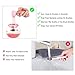 CkeyiN Makeup Brush Cleaner Automatic Spinner Cleaner Electric Foundation and Eyeshadow brush cleaner Fast Deep Cleaning 360 Rotation with 8 Rubber Holders, Suit for All size Makeup Brushe