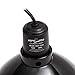 REPTI ZOO 8.5 Inch Reptile Lamp Fixture,Optical Reflection Cover for Reptile Glass Terrariums
