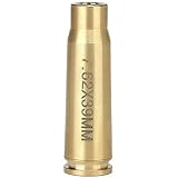 US RED dot Tactical 7.62 X 39 Laser Bore Sight Chamber Cartridge for Weapon Pistol Handgun Gun Rifle Bow Crossbow Calibration, hunting boresight, Brass