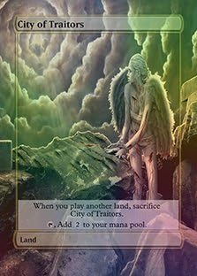 City of Traitors - Casual Play Only - Customs Altered Art Foil