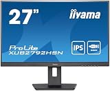 iiyama -B5 27" IPS USB-C Dock Monitor 65W FHD 4ms HA Stand view 11