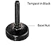 (4) Tempest Glide Furniture Leg Leveler with Thread Diameter: 5/16-18, Length: 2 Inch, Base Diameter: 2 1/8 Inch, Base Nut, Zinc, Furniture Leveler Set of (4) #1090