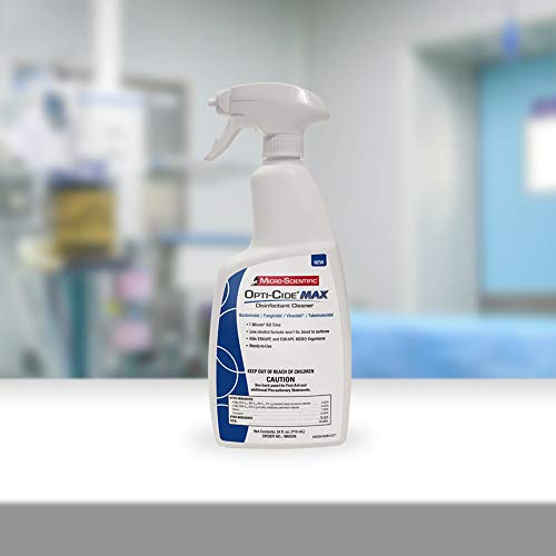 Micro-Scientific M60036 Opti-Cide Max Disinfectant Cleaner 24 oz. Spray - Thumbnail 3