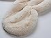 Caracilia Faux Fur Shawl Wrap Stole Cape for Women Beige S CA95