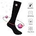 Electric Heated Socks Kit Unisex Warm Thermal Socks Rechargeable Battery Foot Warmers Winter Ideal Gift for Men & Women perfect for Indoor Outdoor Sport Fishing/Hiking/Sleeping Medium Size (Black)