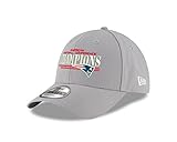 NFL New England Patriots Men's 2016 AFC Conference Champs 9FORTY Adjustable Cap, One Size, Gray