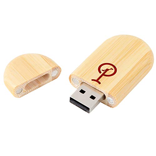 Unicycle 8Gb Bamboo USB Flash Drive with Rounded Corners - Wood Flash Drive with Laser Engraving - 8Gb USB Gift for All Occasions