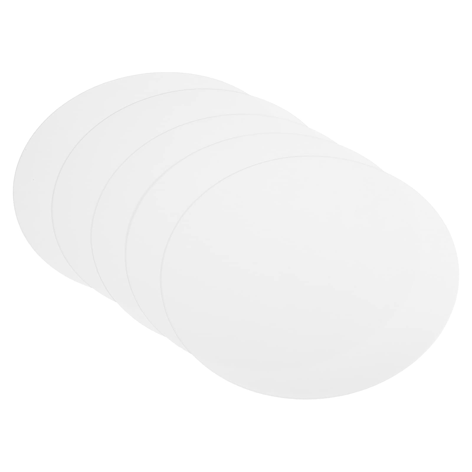 PATIKIL 11.8-inch Round Cardboard Paper, 25 Pcs Blank Disc Circles Slices for Party Decorations DIY Craft Arts Drawing Painting Writing, White