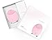FOREO LUNA Face Exfoliator Brush and Silicone Cleansing Device for Sensitive/Normal Skin, Pink