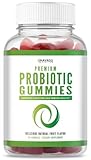 Havasu Nutrition Probiotic Gummies for Adult Men, Women and Kids - Supports Digestive & Gut Health - 1 Billion CFU of Friendly Bacteria - Shelf Stable, Dairy Free, Non-GMO, 60 Gummies