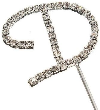 Amazon Com D Alphabet Letter Rhinestone Crystal Monogram Wedding