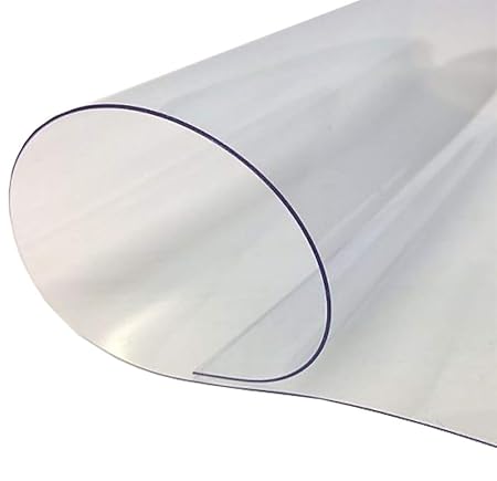 6€/m² PVC Plane Glasklar - 300 x 150 cm Abdeckplane Schutzfolie Gewächshaus Schutz Möbel Folie klar transparent