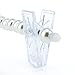 Hangerworld Pack of 2 Premium Metal Coat Hangers Covered in Pearl Beads with Plastic Clips - 12.5 Inches