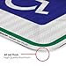 Handicap Parking Sign, Reserved Parking Sign, 12x18 Inches, 3M EGP Reflective .063 Aluminum, Fade Resistant, Made in USA