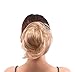 Merrylight Donut hair bun extension scrunchie ponytail hairpieces for women (Honey Blonde-227/863)