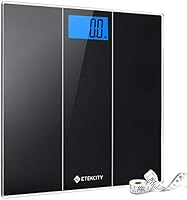 ETEKCITY Digital Body Weight Bathroom Scale with Body Measuring Tape, Ultra Accurate, Large Easy-to-Read Backlit LCD...