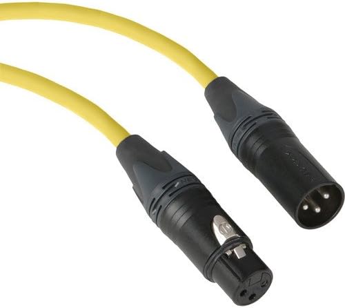 Kopul Premium Performance 3000 Series XLR M to XLR F Microphone Cable - 3' (0.91 m), Yellow