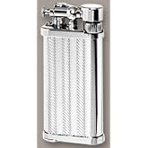 IM Corona Old Boy Silver Herringbone Pipe Lighter