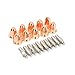 YaeTek Plasma Electrode PR0110 Tip 0.8 PD0116-08 Shield Cup PC0116 Diffuser PE0106 Consumables For Trafimet S45 Torch 22pcs