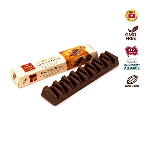 Frey Chocobloc Bar Milk Chocolate Orange Premium Swiss Chocolate