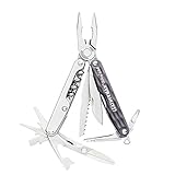 LEATHERMAN - Juice CS4 Multitool, Granite Gray with Leather Sheath
