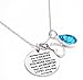 LParkin You Are Braver Than You Believe Awareness Necklace Birthstone Graduation Gift Best Friend Encouragement Gifts …