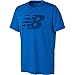 New Balance Boys' Big Athletic Graphic Tee, Blue, 14/16