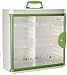 Glosen Medicine Cabinet with Key Wall Mounted Medication Lock Box 【 Green 15x 6.7 x 13 Inch】 Portable Storage Container Big Capacity
