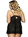 Women black Teddy tight miniskirt female Lingerie pajamas PLUS SIZE