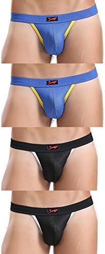 DLSUNDI Mens Underwear Cotton High Cut Tanga Briefs Hipster Single Or Pack