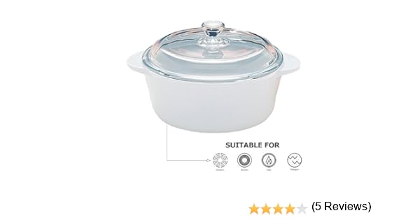 Arzberg Genesis Cazuela con Tapa / 1L / Ø 16,5cm / Vajilla ...