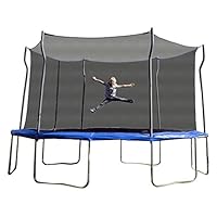 Kinetic Trampolines K14D-BE Trampoline with Enclosure, Blue, 14-Feet