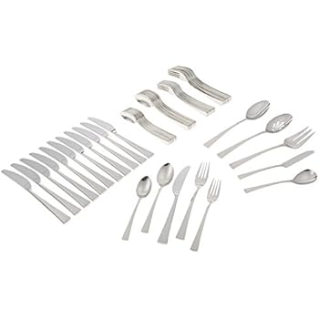 Gorham Biscayne 65-Piece Stainless Flatware Set, Silver - 818552
