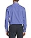 Van Heusen Men's Herringbone Regular Fit Solid Spread Collar Dress Shirt, Deep Blue, 18