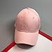 SMTSMT Embroidery Cotton Baseball Cap Boys Girls Snapback Hip Hop Flat Hat Pink