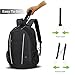 Laptop Stand, Kavalan Portable Desktop Light Weight Notebook Holder, Adjustable Eye-Level Ergonomic Height Design for MacBook Pro Air, Chromebook and More - Storage Bag Included (Black)